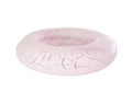 Vide-poche en verre rose soufflé à la main avec motif italien complexe pour entrée