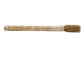 Pinceau de calligraphie en os naturel avec motif porte-bonheur sculpté à la main pour étagères