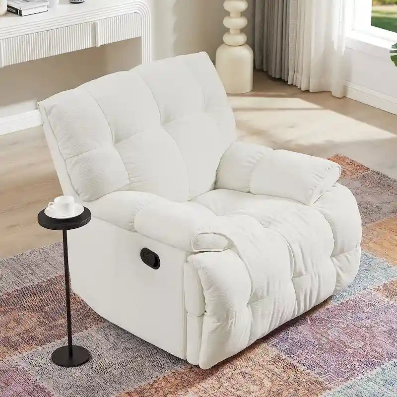 Fauteuil inclinable, pivotant à 360 degrés, moderne et fonctionnel, pour salon