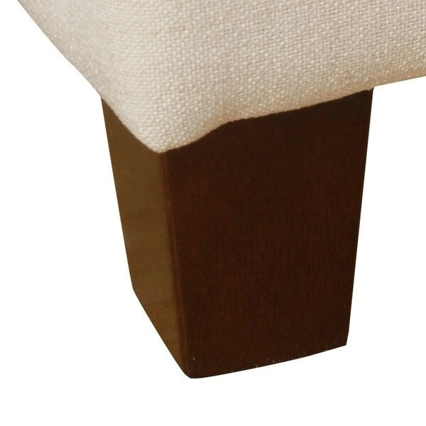 Banc de rangement capitonné