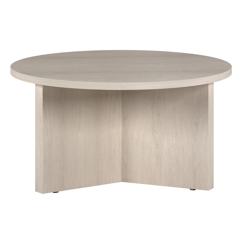 Table basse ronde de 32 pouces de large