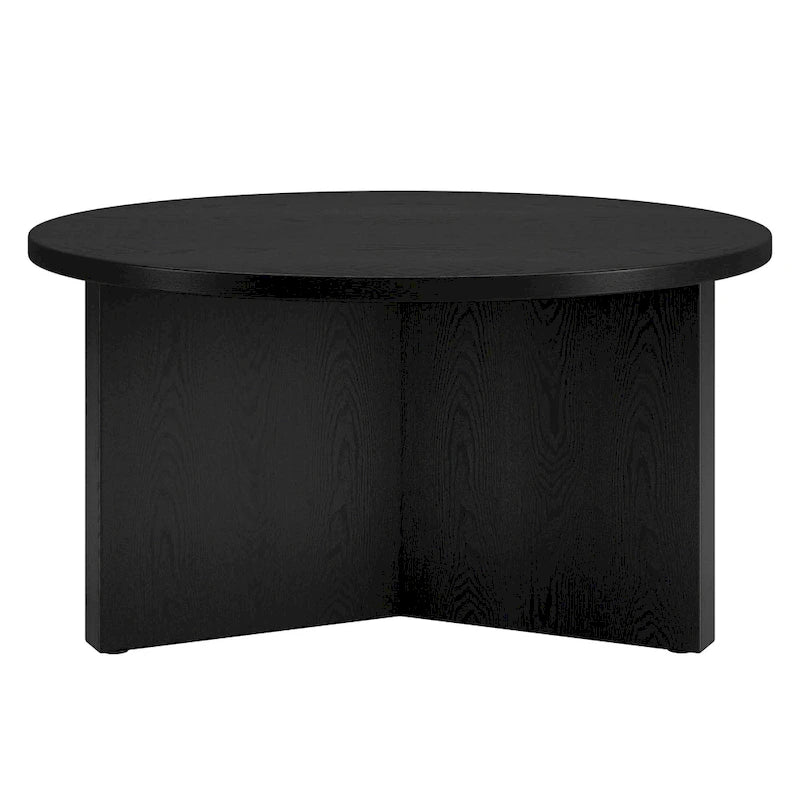 Table basse ronde de 32 pouces de large