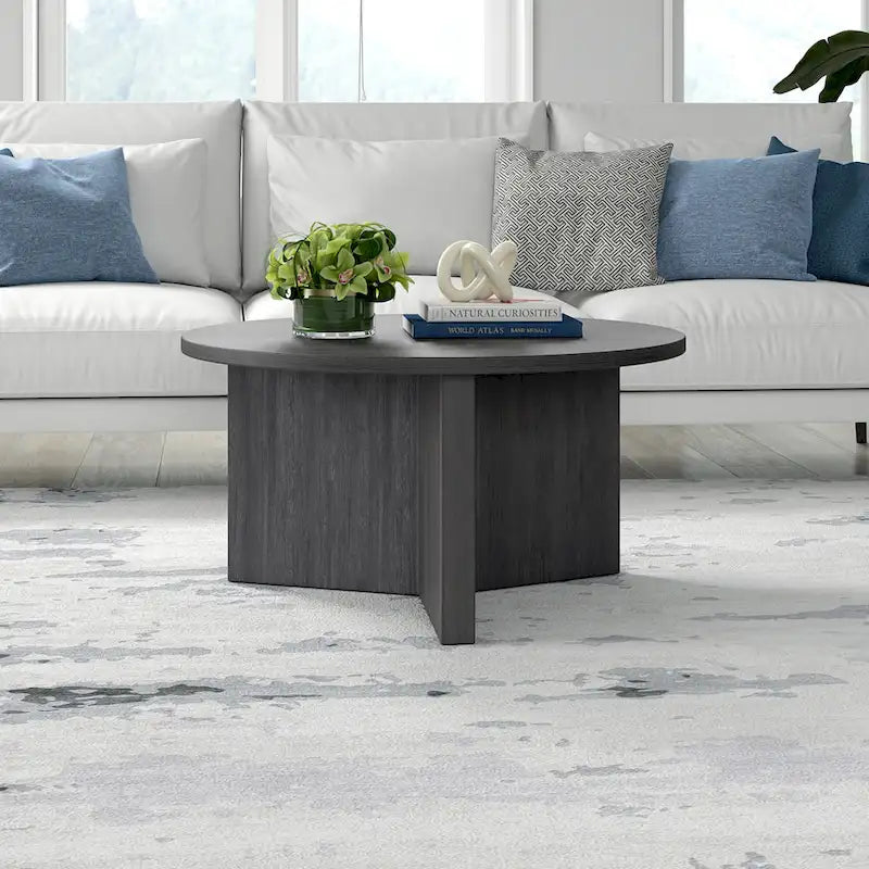 Table basse ronde de 32 pouces de large