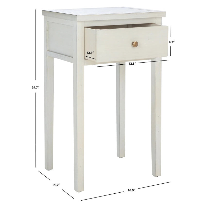 Table d'appoint - 16,9 x 14,2 x 29,7 - 17Lx14Px30H