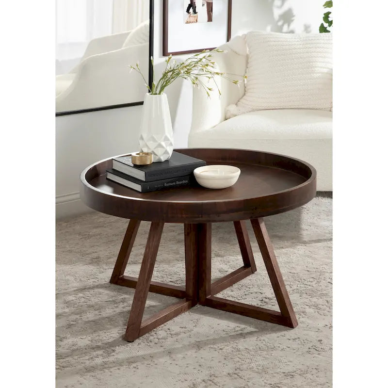 Table basse ronde de 30 pouces - 30 de diamètre