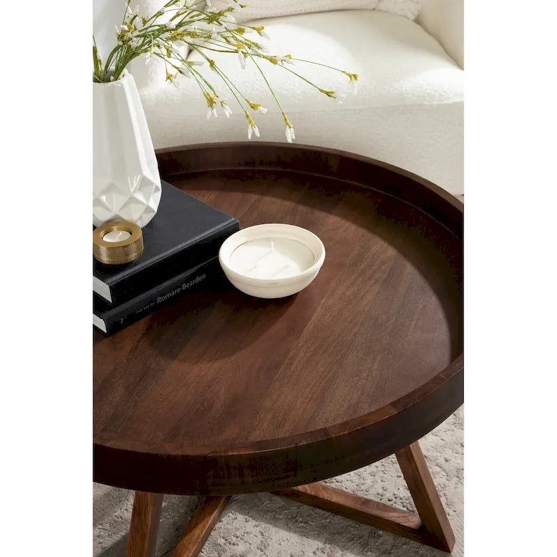 Table basse ronde de 30 pouces - 30 de diamètre