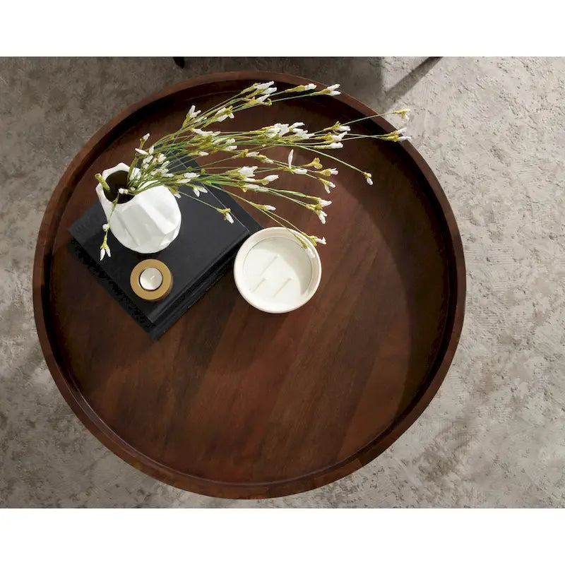 Table basse ronde de 30 pouces - 30 de diamètre