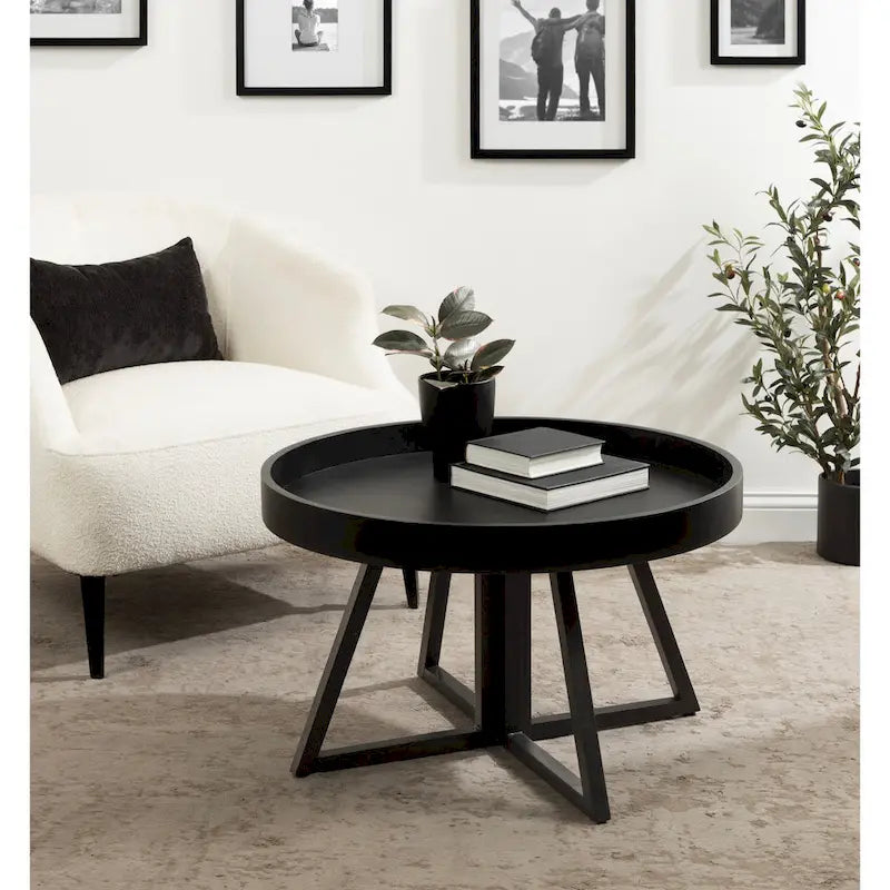 Table basse ronde de 30 pouces - 30 de diamètre