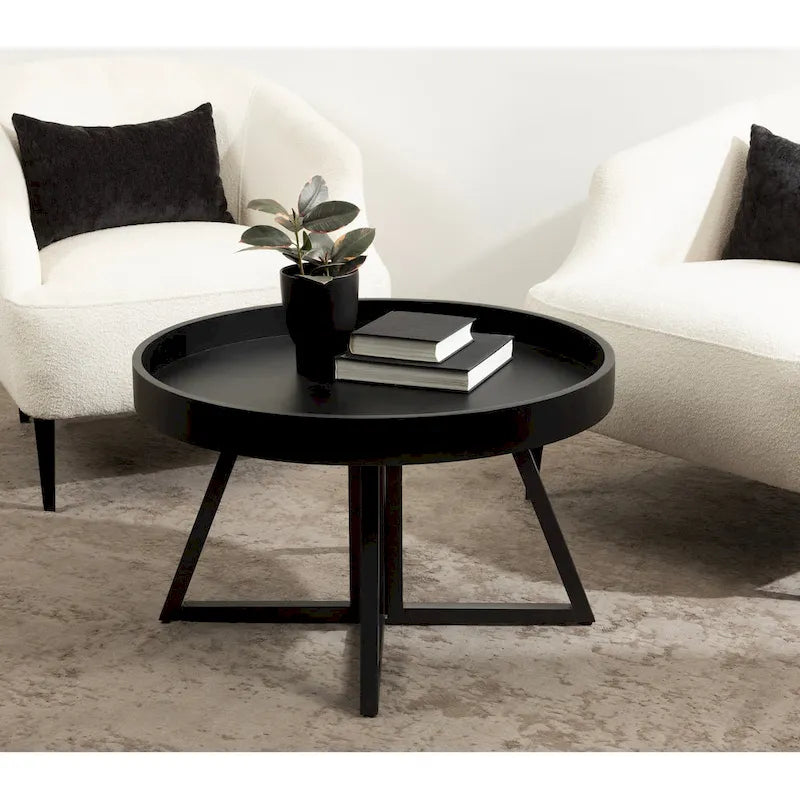 Table basse ronde de 30 pouces - 30 de diamètre