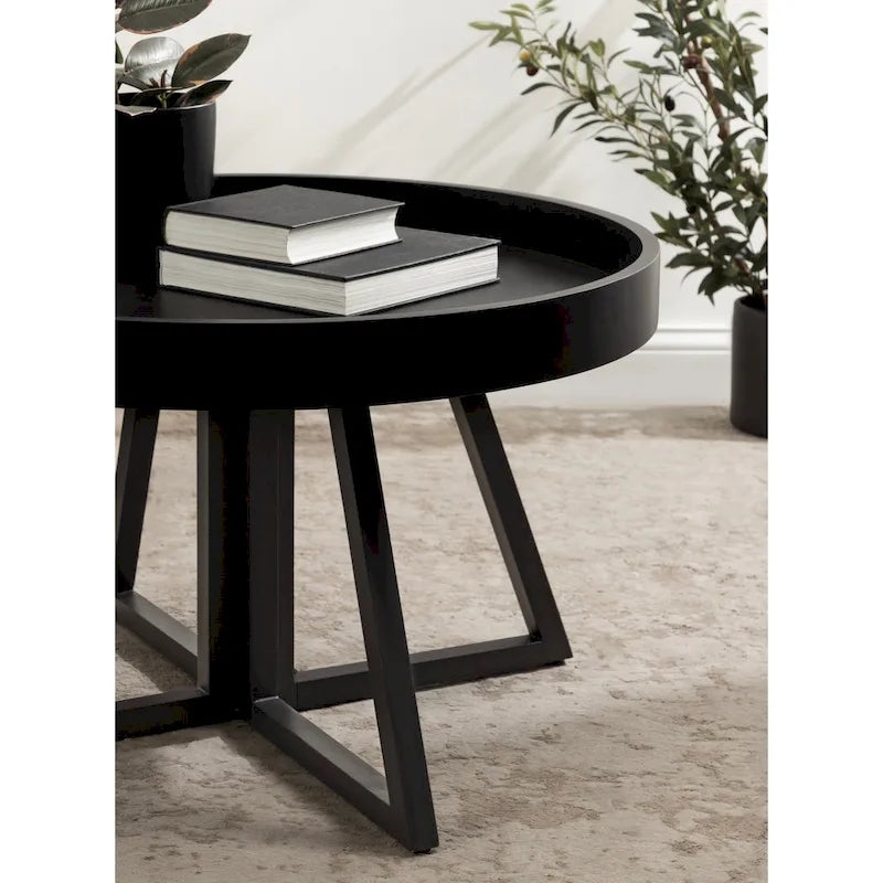 Table basse ronde de 30 pouces - 30 de diamètre