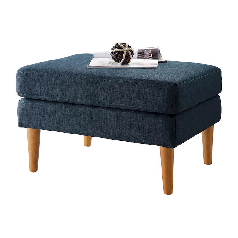 Ottoman de style Mid-Century Convenience Concepts