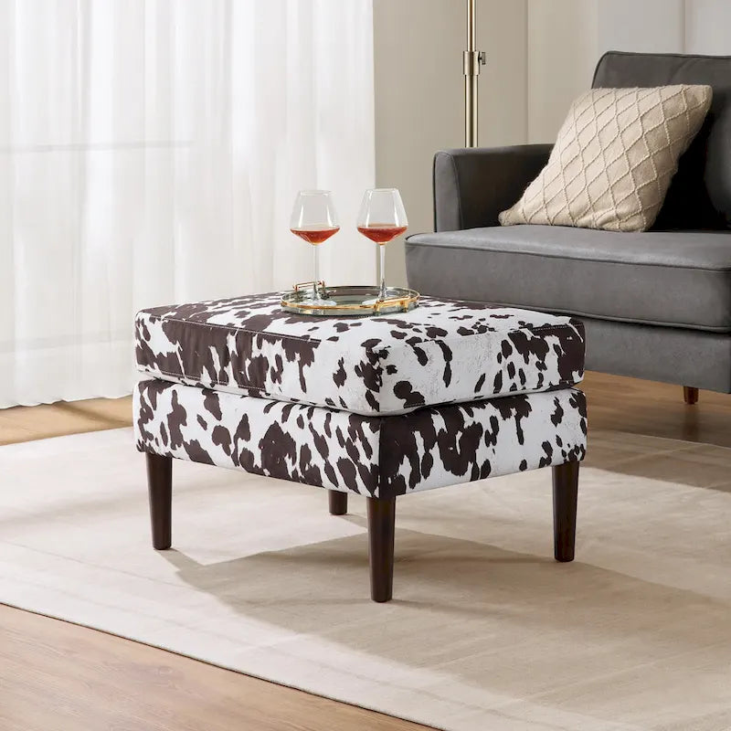 Ottoman de style Mid-Century Convenience Concepts
