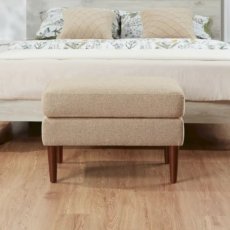 Ottoman de style Mid-Century Convenience Concepts