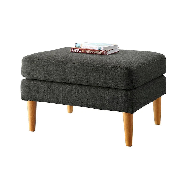 Ottoman de style Mid-Century Convenience Concepts