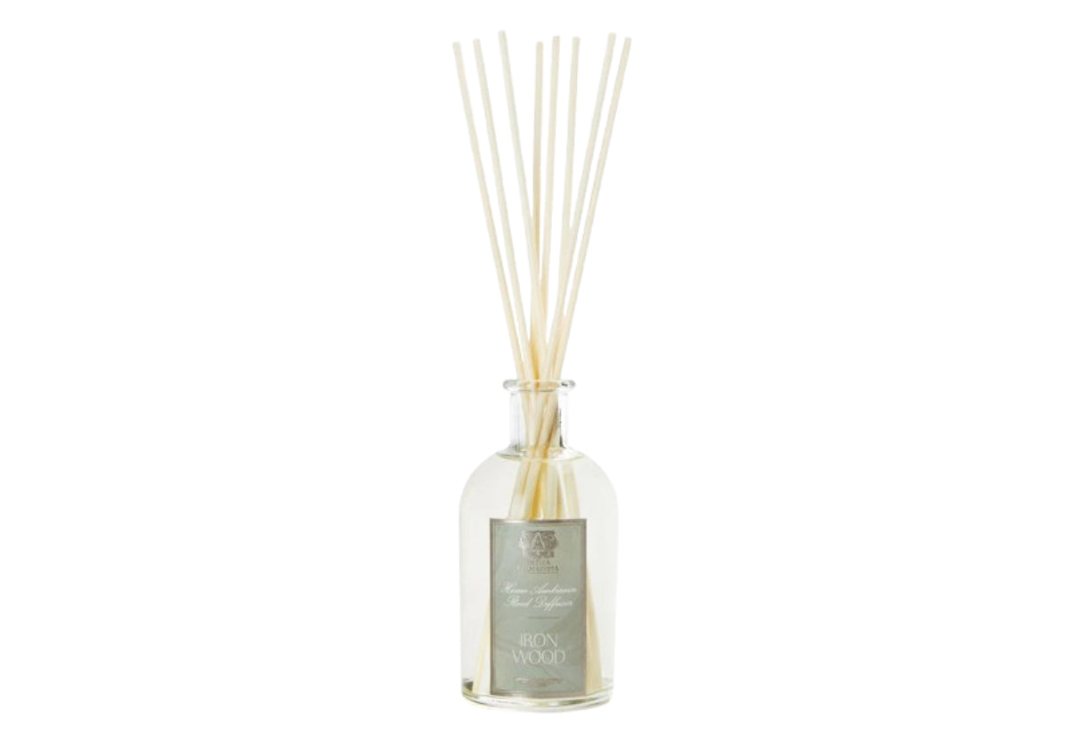 Diffuseur à bâtonnets Woody Glass, parfum sauge et bois de santal pour toutes les pièces