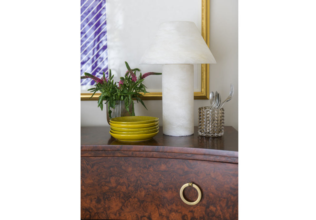 Vase en verre texturé ambré avec motif à bulles pour le salon