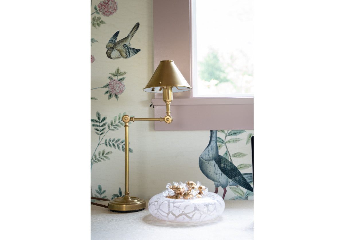 Vide-poche en verre rose soufflé à la main avec motif italien complexe pour entrée