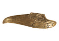 Sculpture Aile d'Ange en Laiton Massif avec Forme Symbolique Intemporelle pour Étagères et Consoles