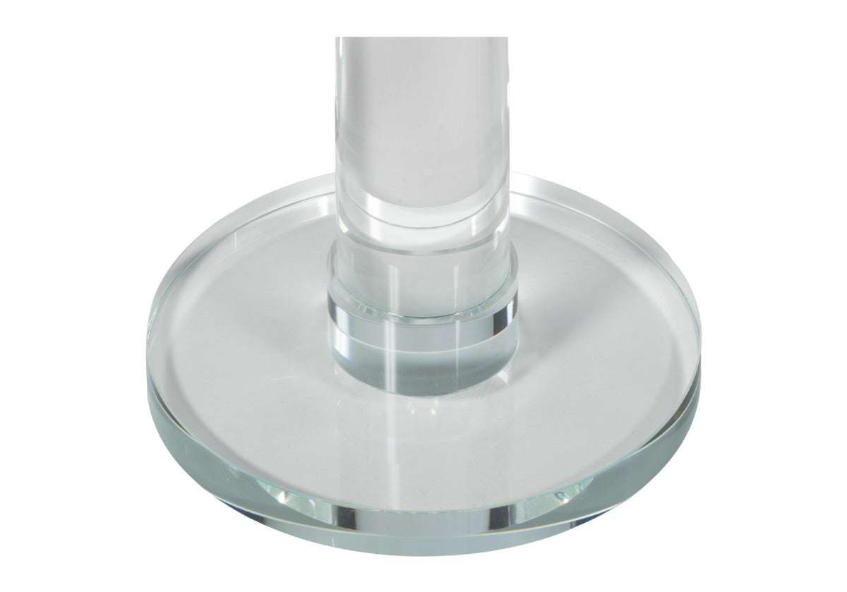 Ensemble de chandeliers élégants en cristal avec forme cylindrique pour cheminée et table à manger